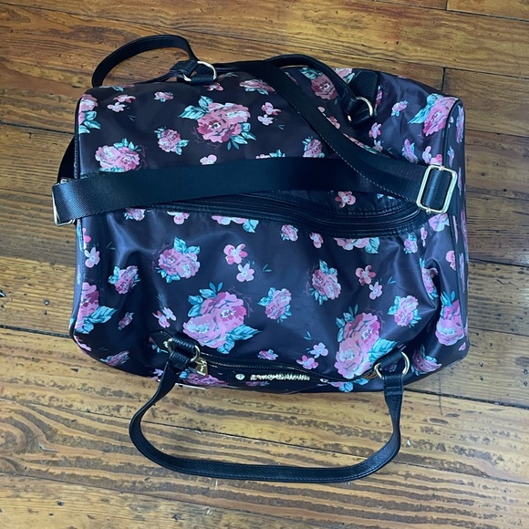 Juicy Couture weekender duffel bag Black floral - Picture 2 of 12